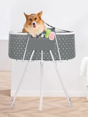 Sammenleggbart hundebadekar